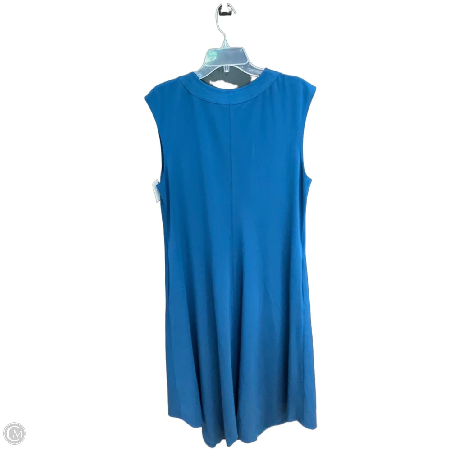 Dress Casual Maxi By Chicos In Blue, Size: L