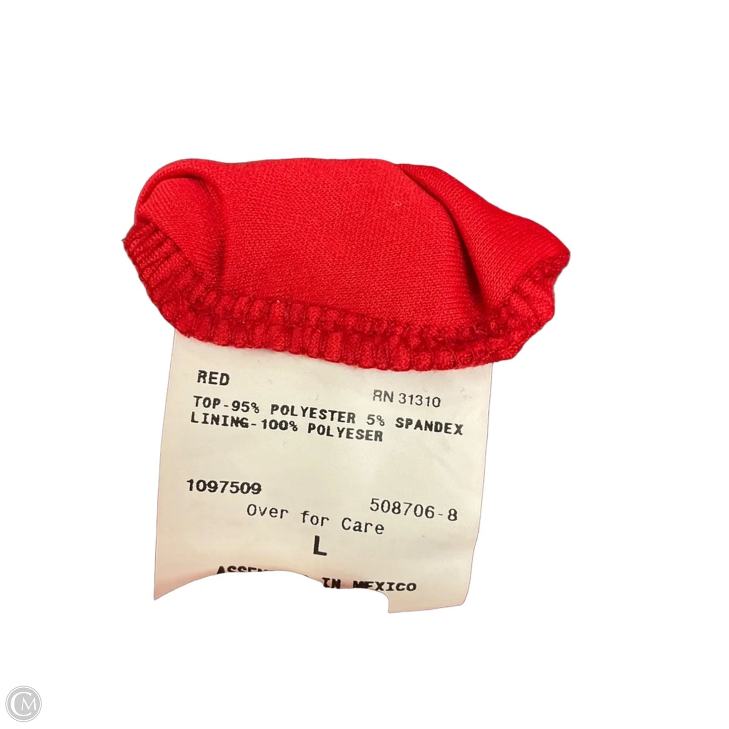 Top Sleeveless By Iz Byer In Red, Size: L