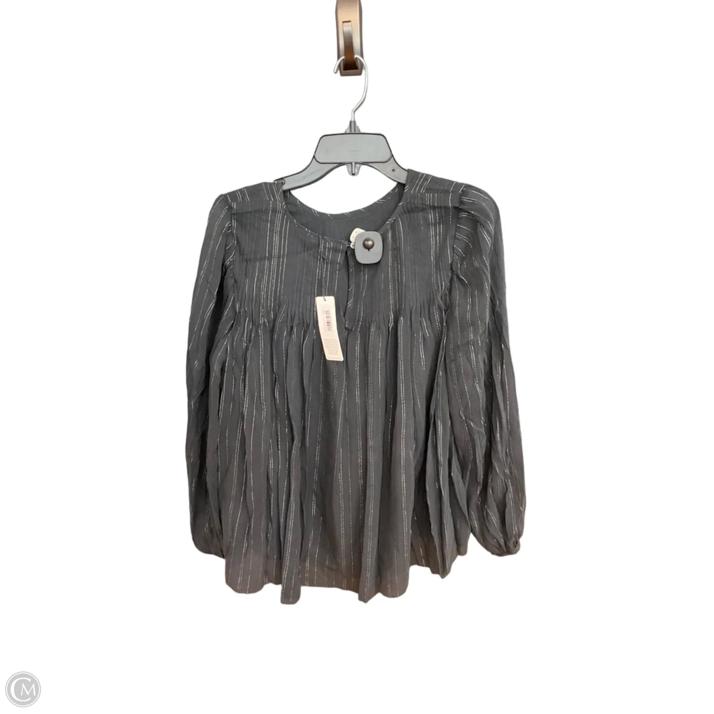 Top Long Sleeve By Cmc In Black, Size: M