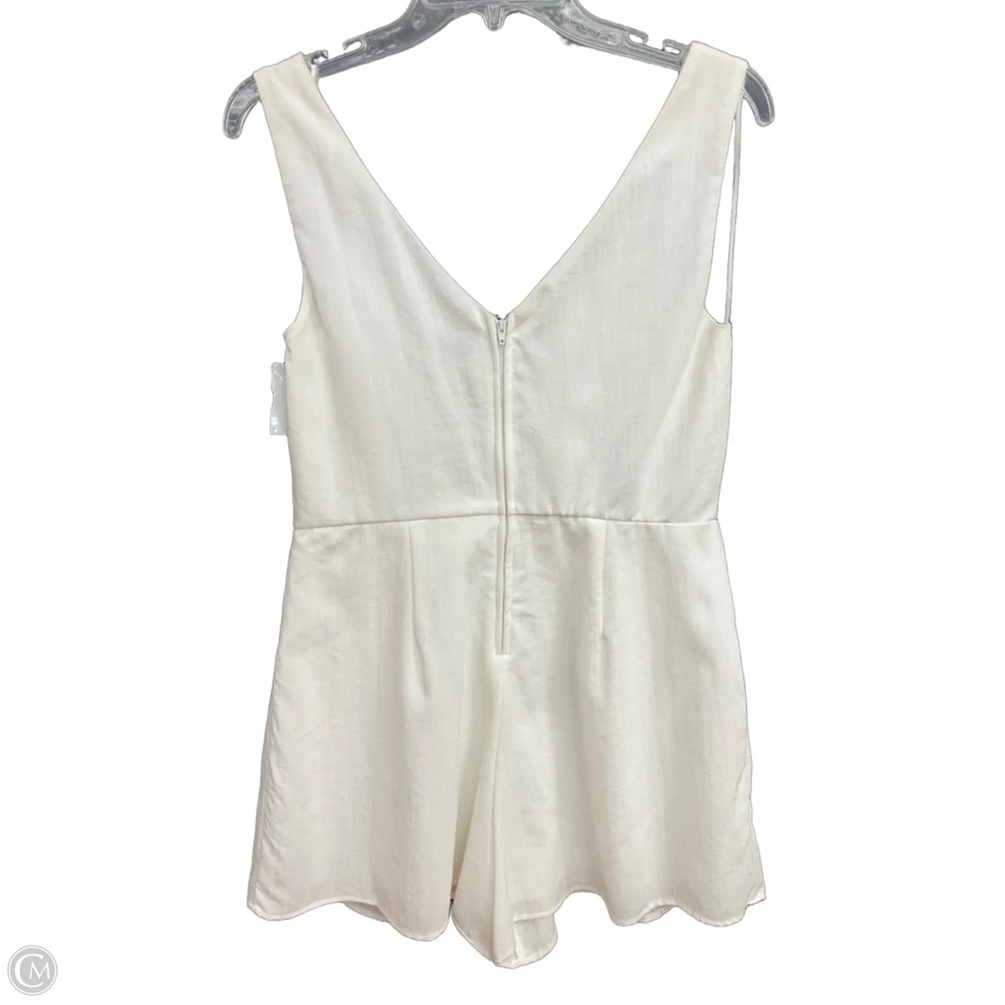 Romper By Blue Rain In White, Size: L