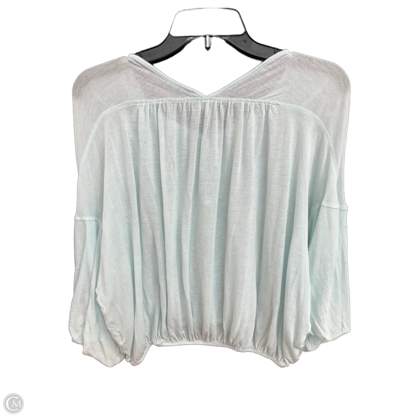 Top Long Sleeve By Free People In Blue, Size: M