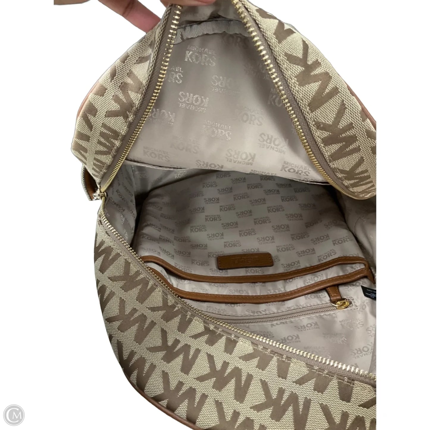 Backpack Designer By Michael Kors, Size: Large