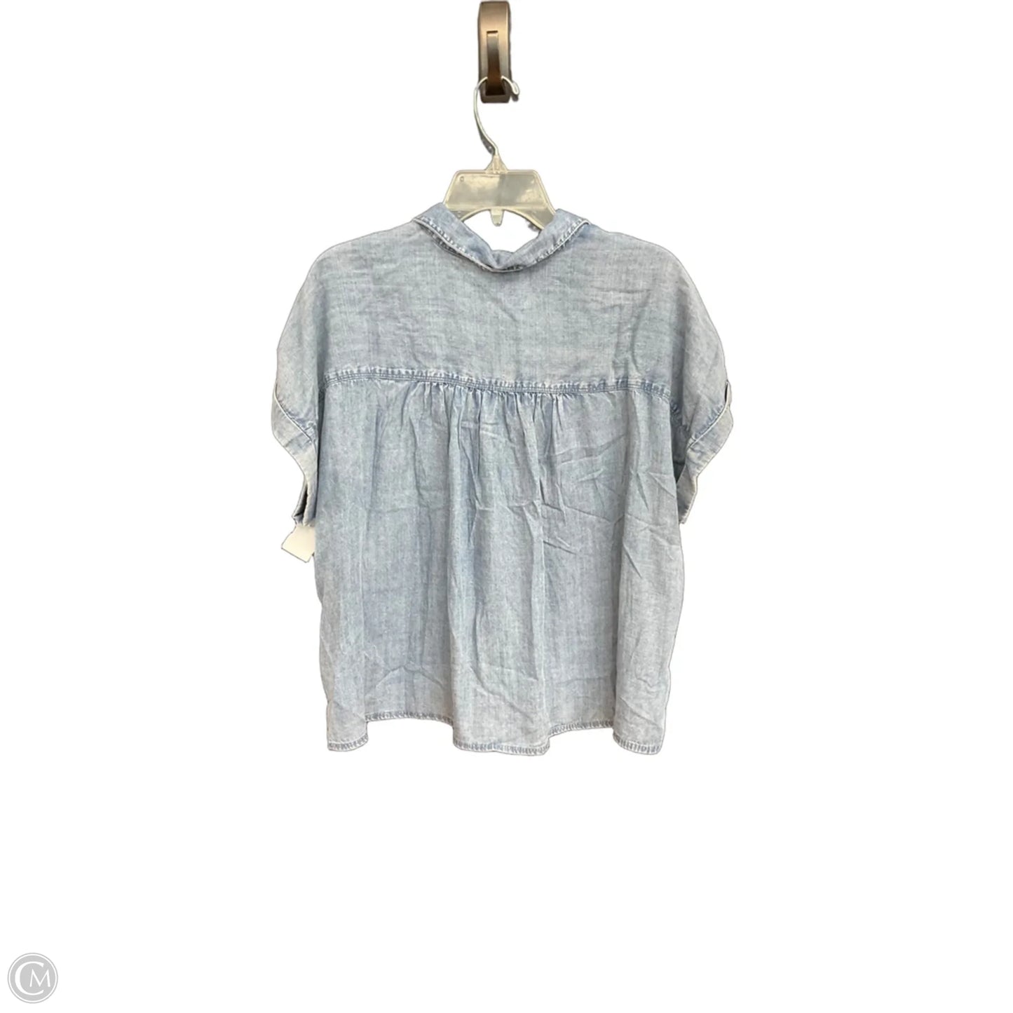Top Short Sleeve By Splendid In Blue, Size: M