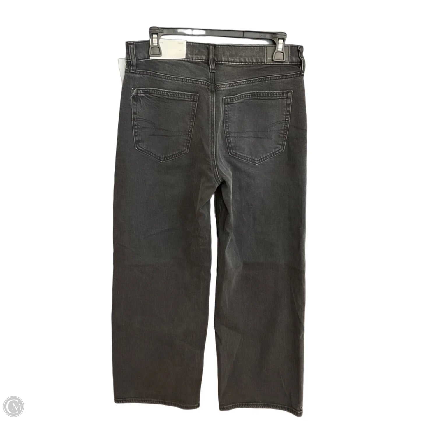 Jeans Straight By American Eagle In Black, Size: 2