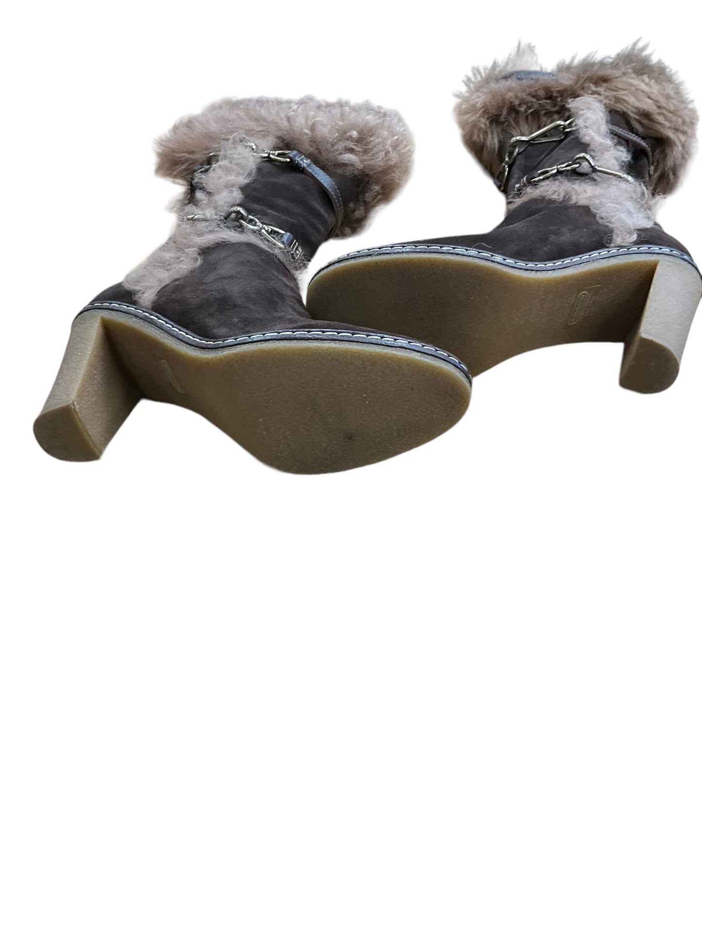 Boots Mid-calf Heels By Coach O Size: 7.5