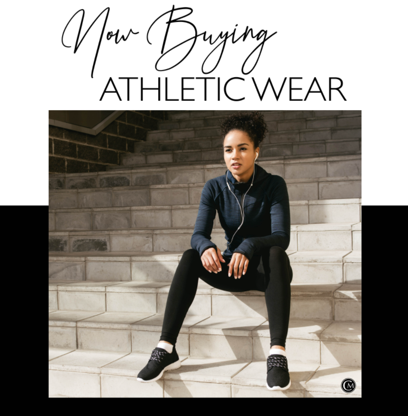 Now Buying: Athletic Wear!