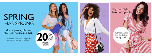 3.27 -29 | 20% Off Spring Sale