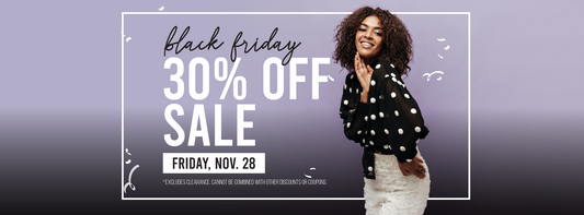11.28 | 30% Off Black Friday Sale
