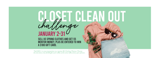 Closet Clean Out Challenge | January 2–31