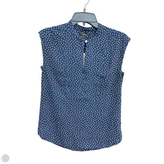 Top Sleeveless By Express In Navy, Size: Xxs