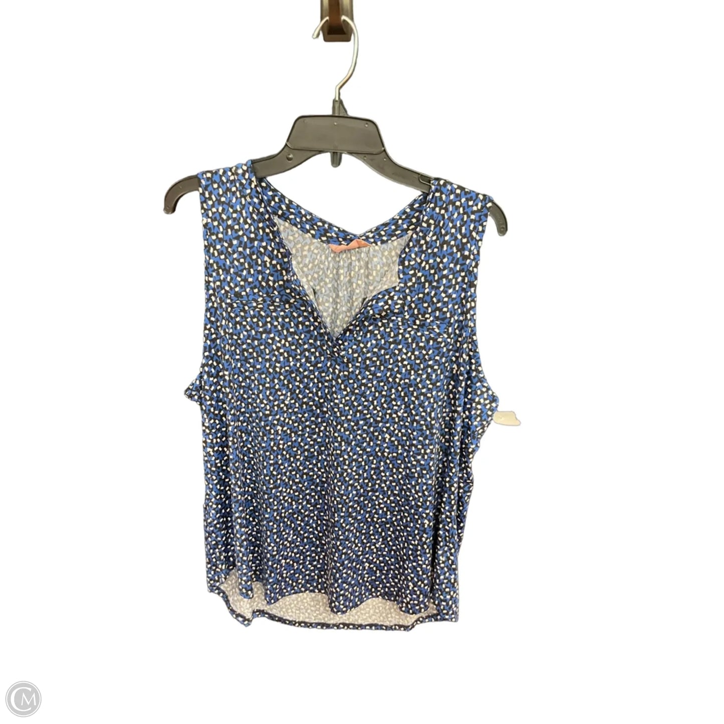 Top Sleeveless By Clothes Mentor In Blue, Size: 2x