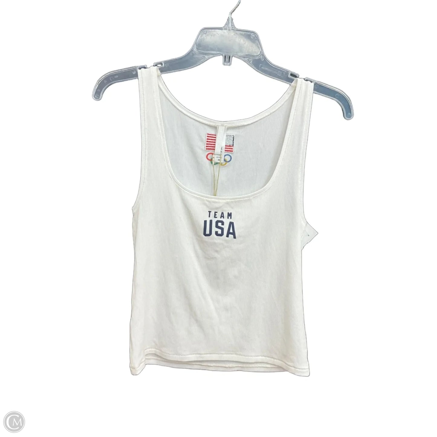 Top Sleeveless By Skims In White, Size: 2x