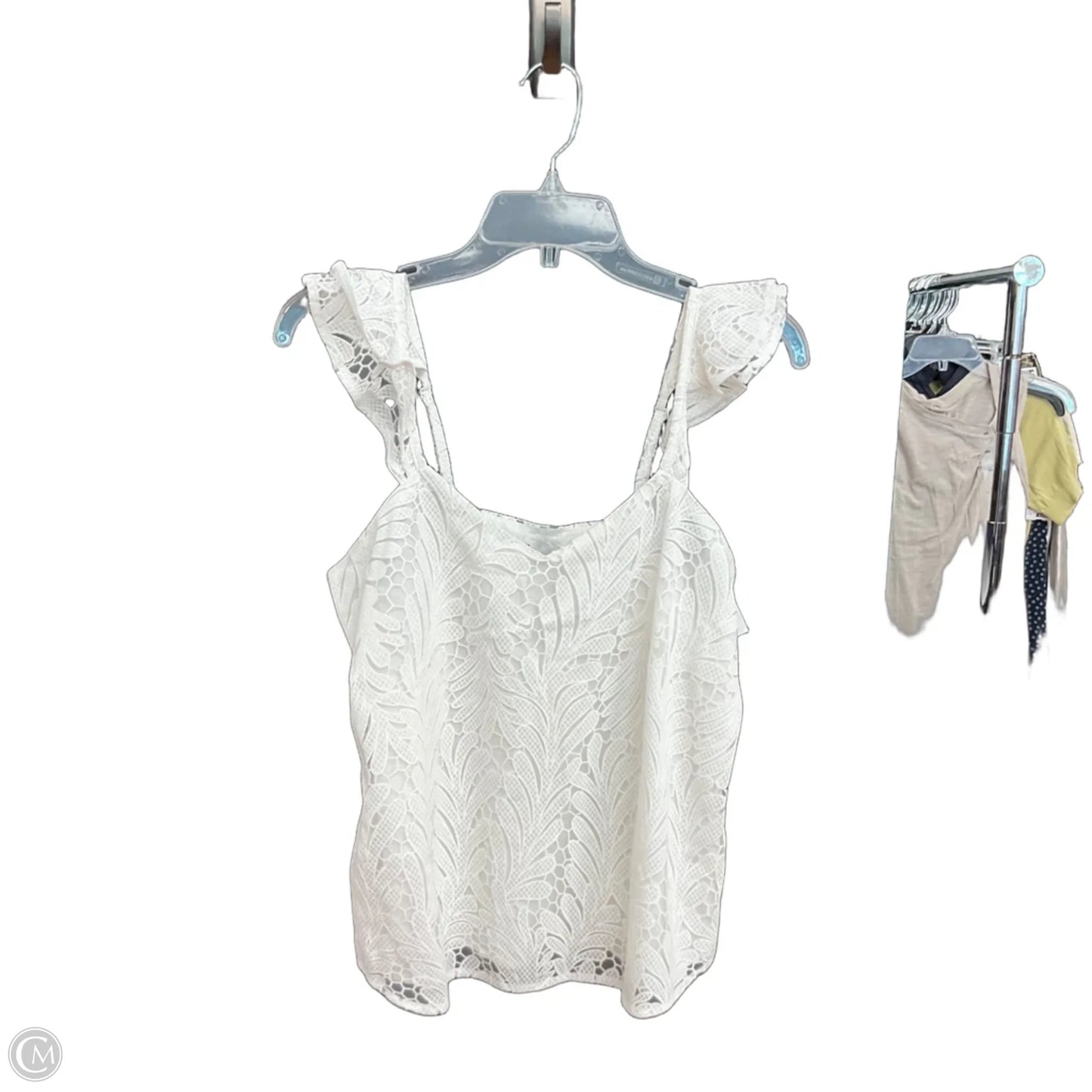 Top Sleeveless By Clothes Mentor In White, Size: Xs