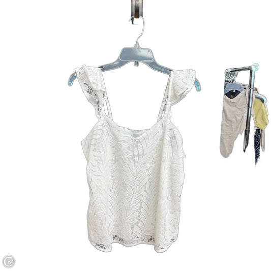 Top Sleeveless By Clothes Mentor In White, Size: Xs