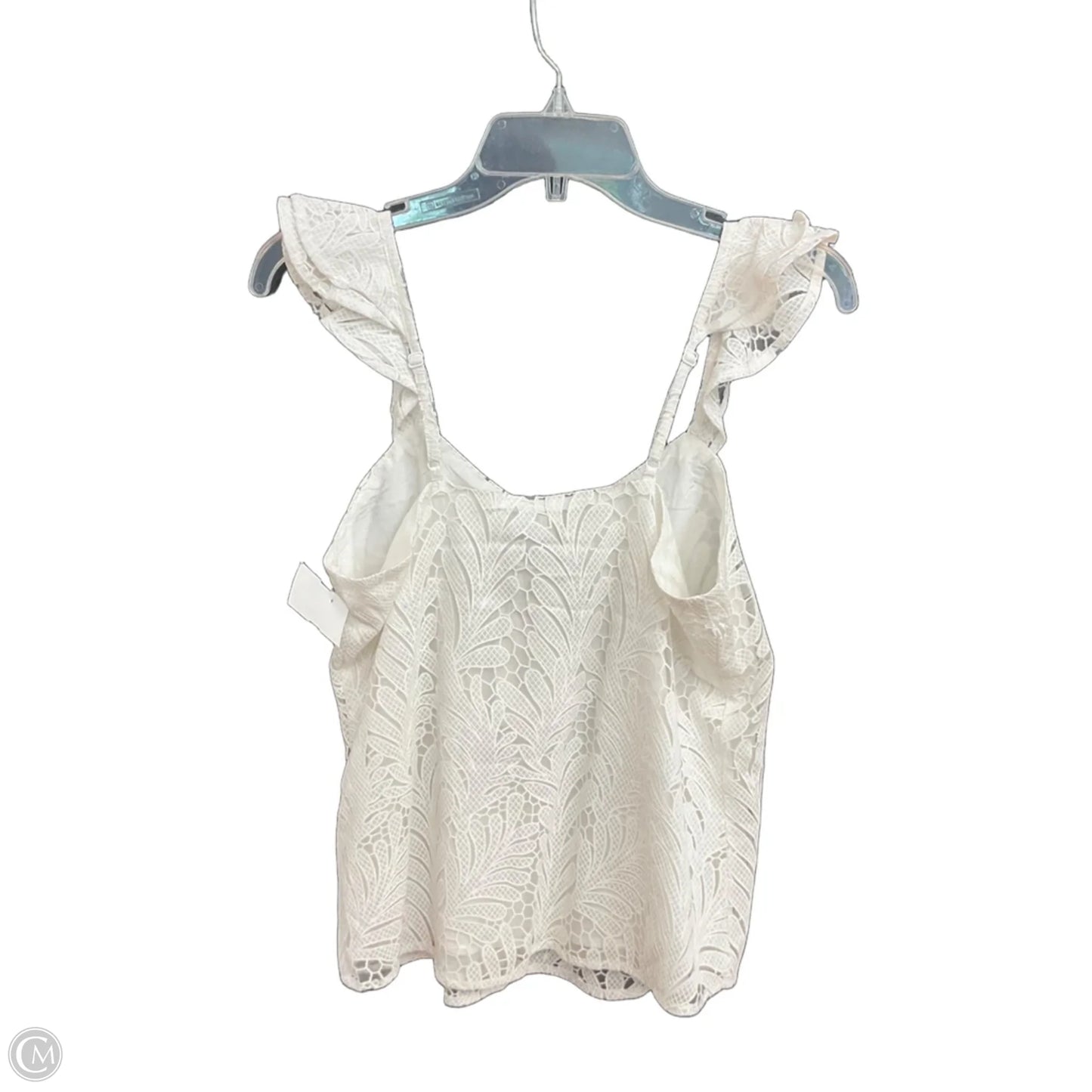 Top Sleeveless By Clothes Mentor In White, Size: Xs