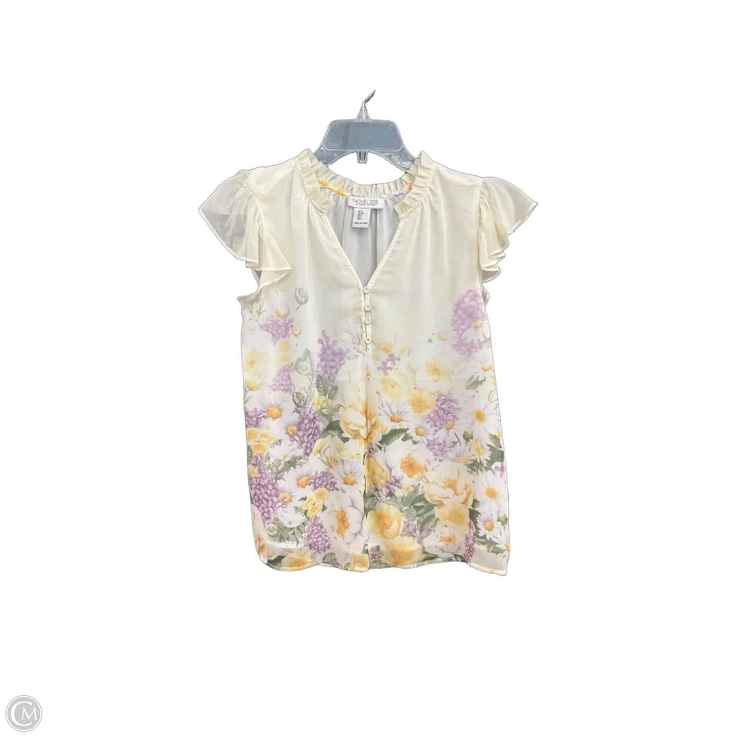 Top Sleeveless By Rachel Zoe In Yellow, Size: S