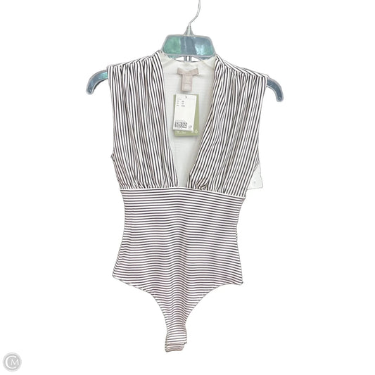 Bodysuit By H&m In Striped Pattern, Size: Xs