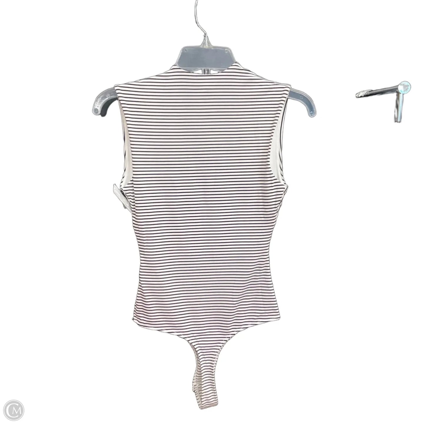 Bodysuit By H&m In Striped Pattern, Size: Xs