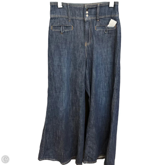 Jeans Wide Leg By Pilcro In Blue Denim, Size: 4