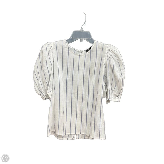Top Short Sleeve By J. Crew In White, Size: Xxs