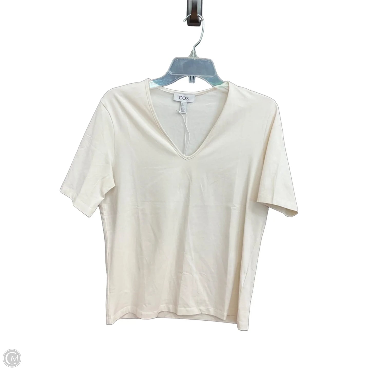 Top Short Sleeve By Cos In Cream, Size: S