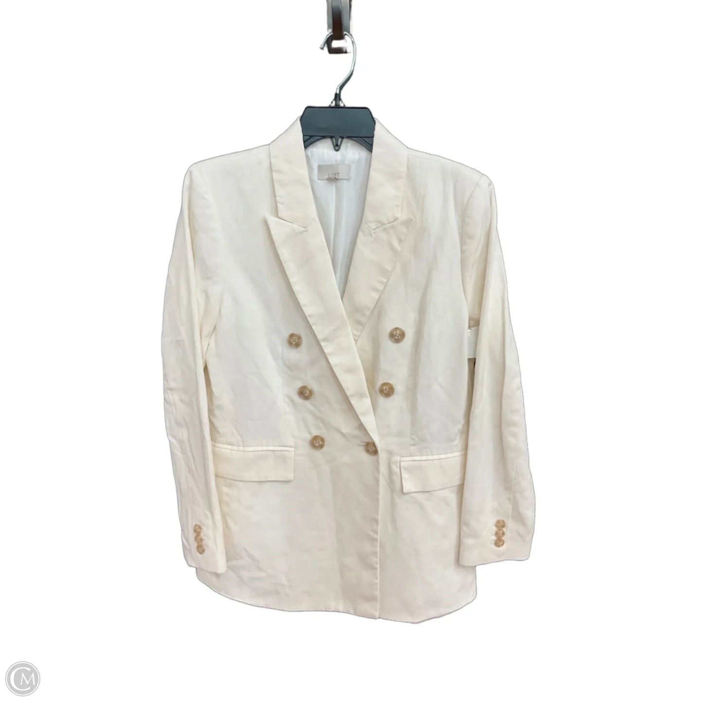 Blazer By Loft In Cream, Size: M