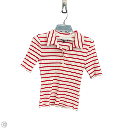 Top Short Sleeve By J. Crew In Striped Pattern, Size: Xs