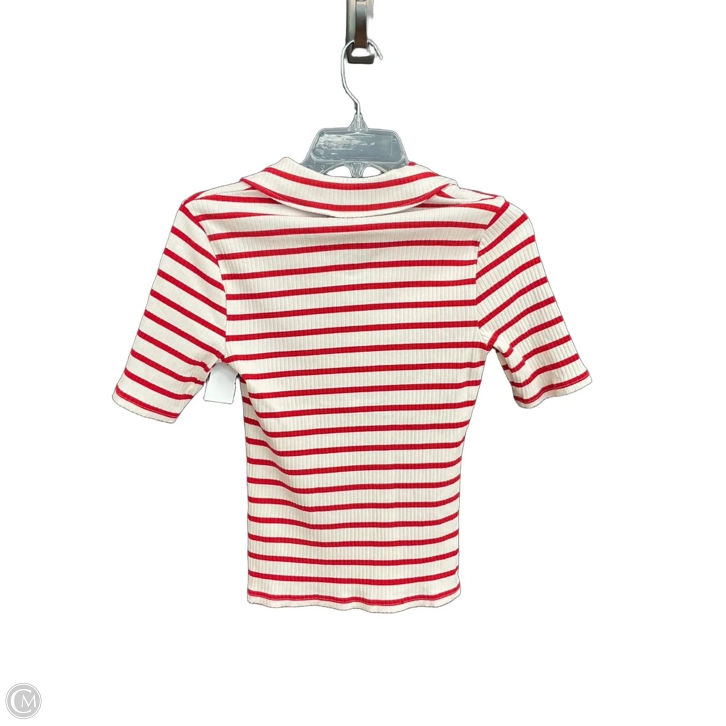 Top Short Sleeve By J. Crew In Striped Pattern, Size: Xs
