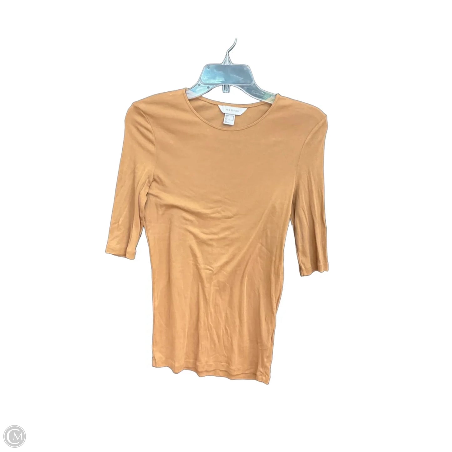 Top 3/4 Sleeve By H&m In Brown, Size: M