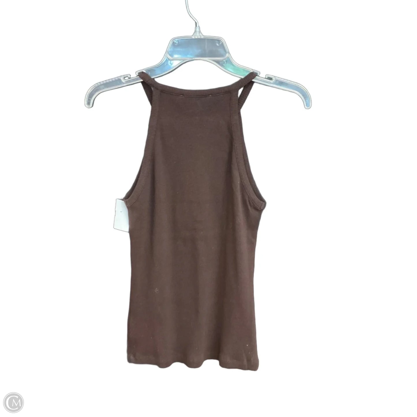 Top Sleeveless By Clothes Mentor In Brown, Size: Xs