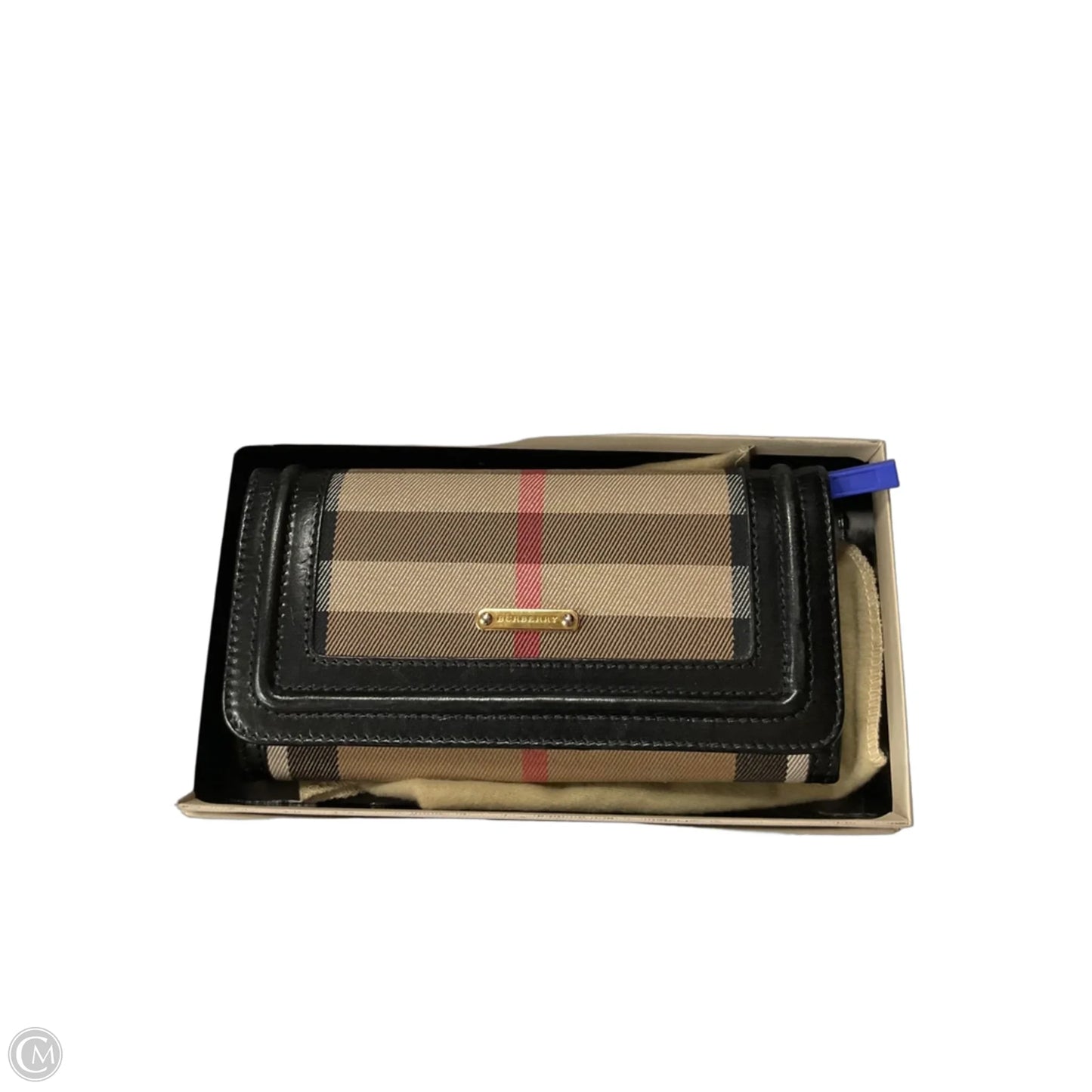 Wallet Luxury Designer By Burberry, Size: Medium