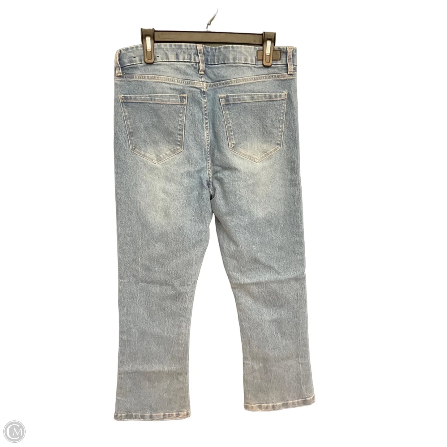 Jeans Boot Cut By Nicole Miller In Blue Denim, Size: 14