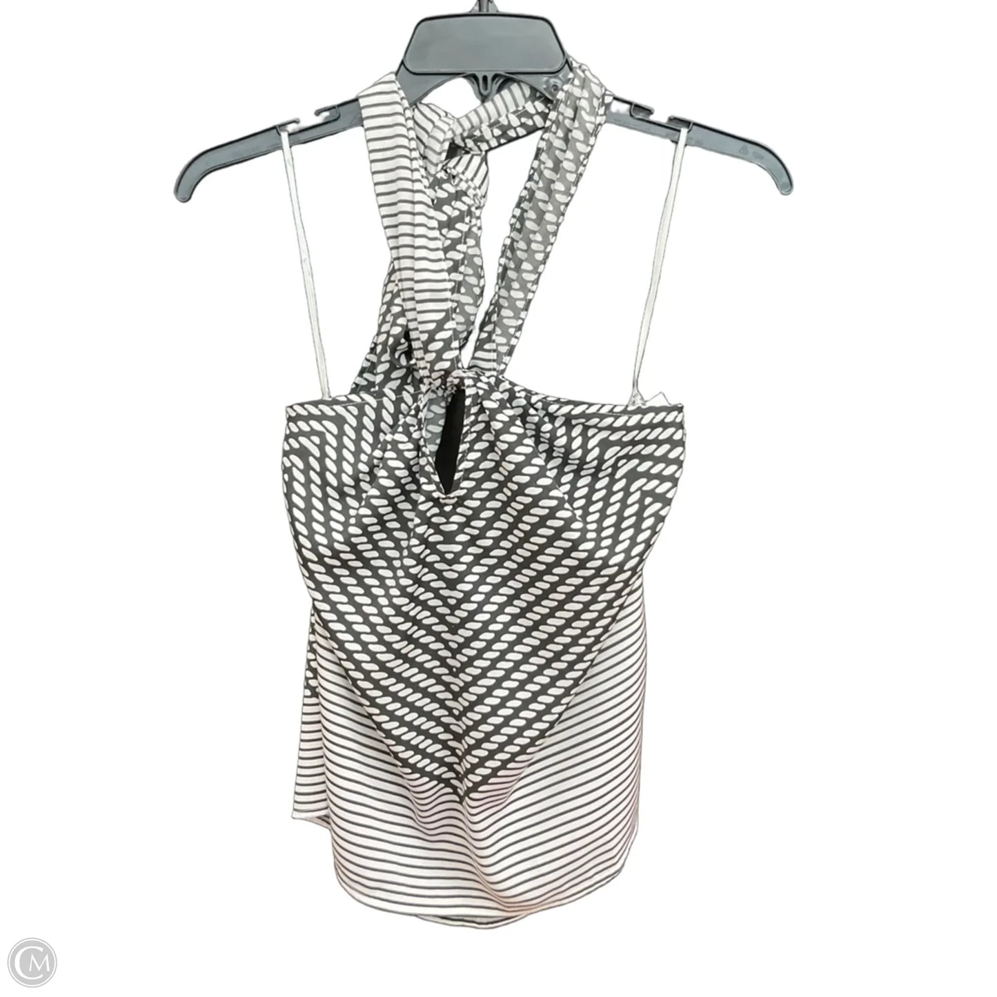 Top Sleeveless By Banana Republic In Black & White, Size: Xxs