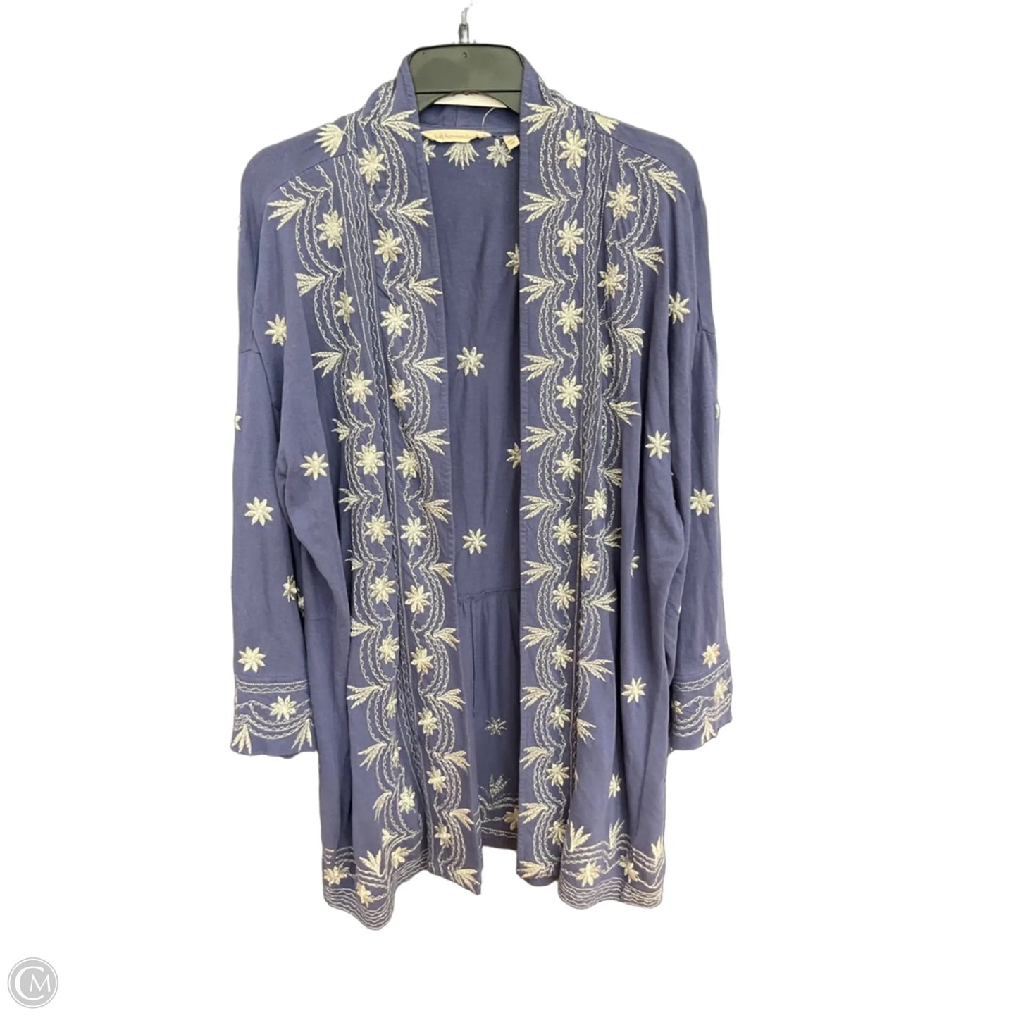 Cardigan By Soft Surroundings In Blue, Size: L
