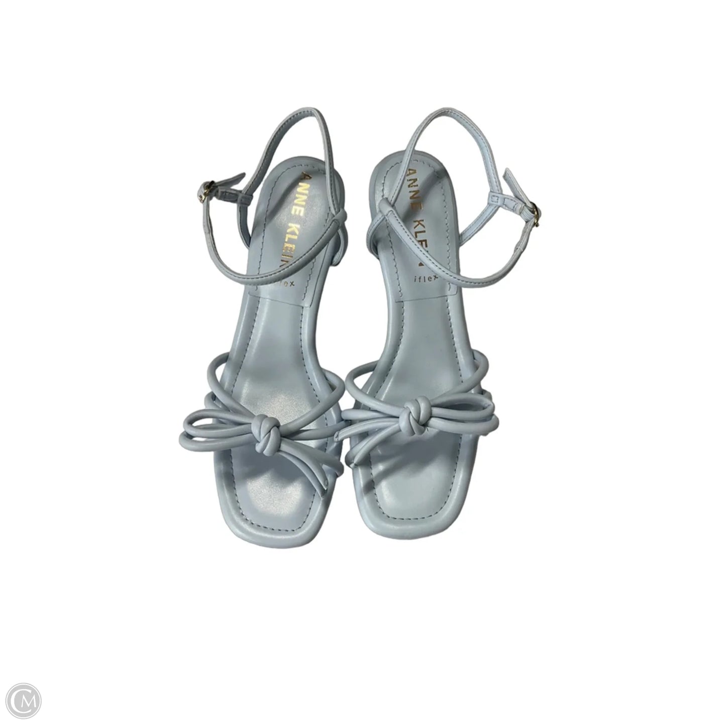 Sandals Heels Block By Anne Klein In Blue, Size: 8