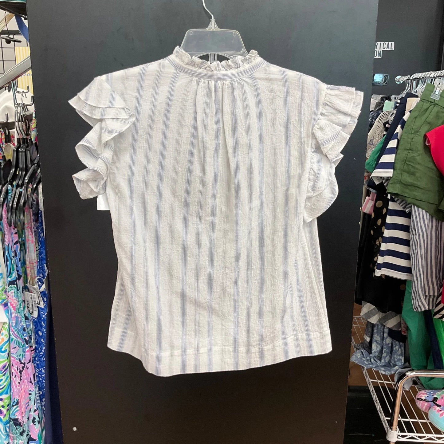 Blouse Sleeveless By Rebecca Taylor In White, Size: S