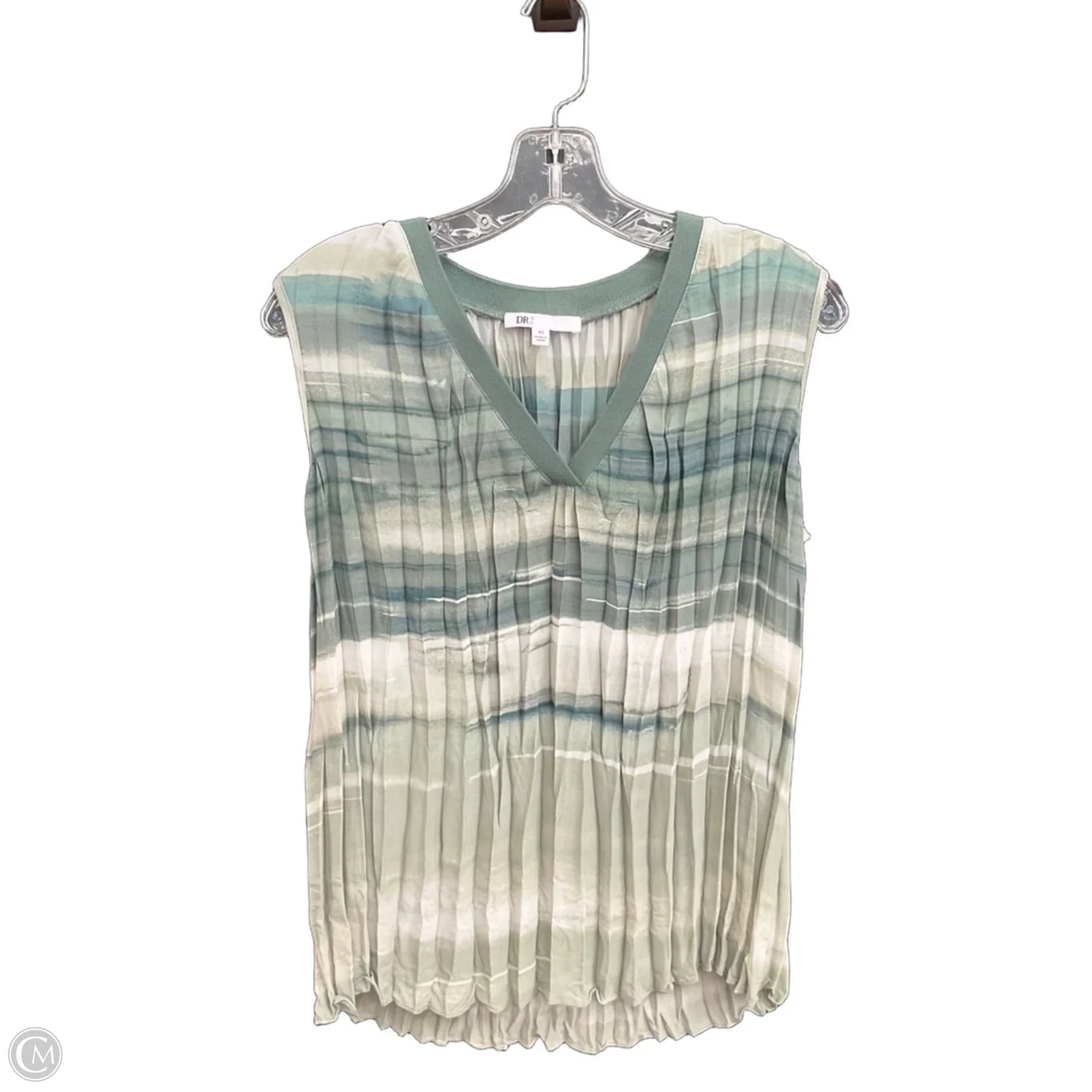 Top Sleeveless By Dr2 In Green, Size: Xs