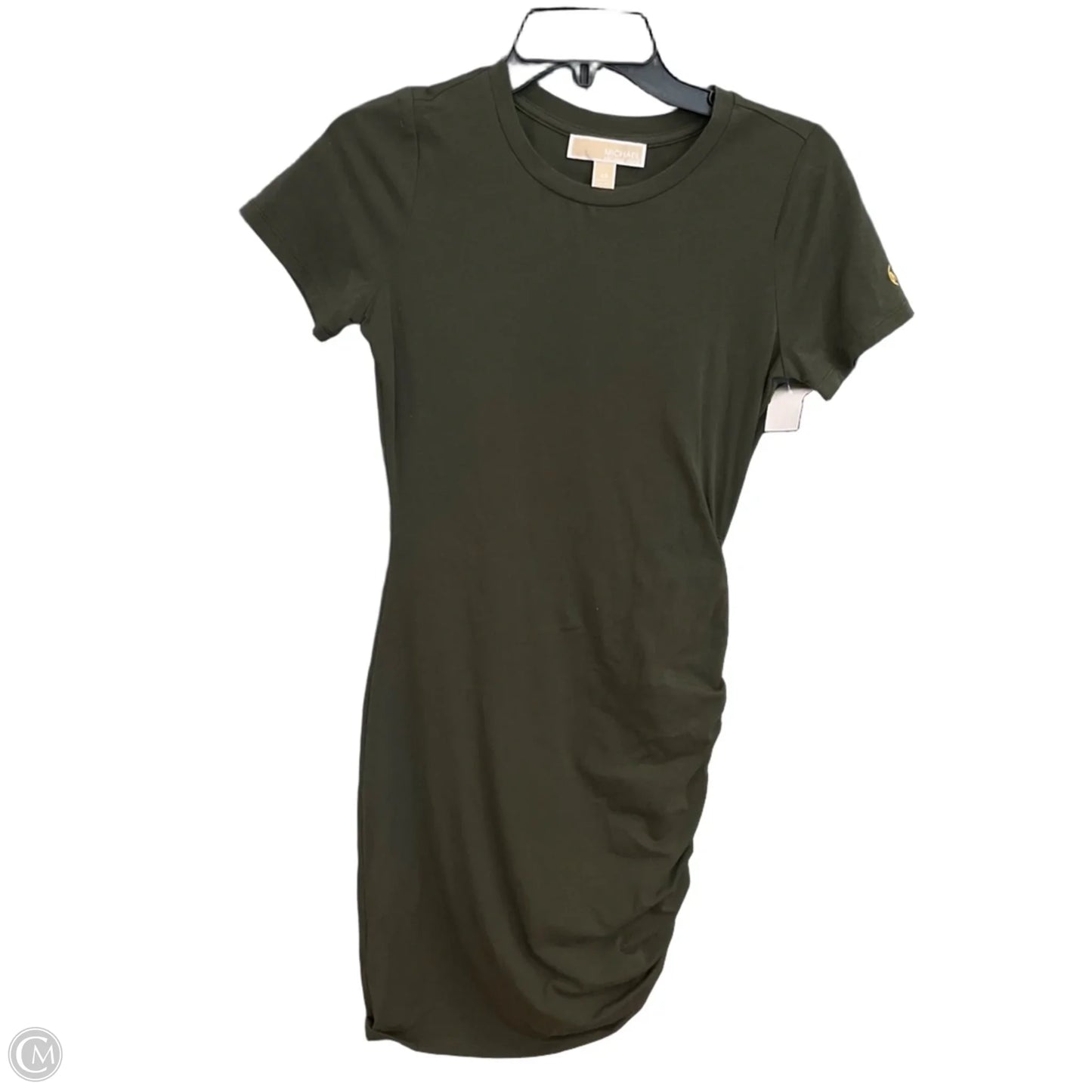 Dress Casual Midi By Michael By Michael Kors In Green, Size: Xs