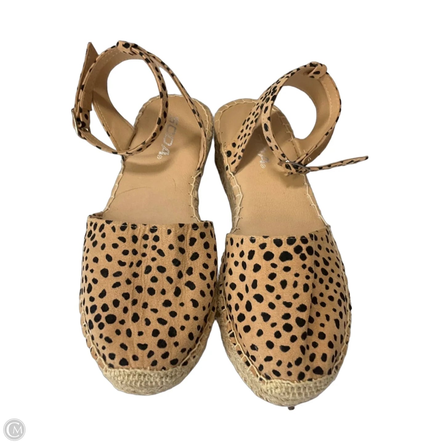 Shoes Flats By Soda In Animal Print, Size: 7