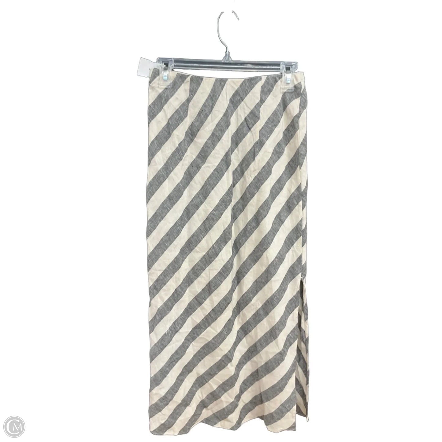 Skirt Midi By J. Crew In Striped Pattern, Size: 0
