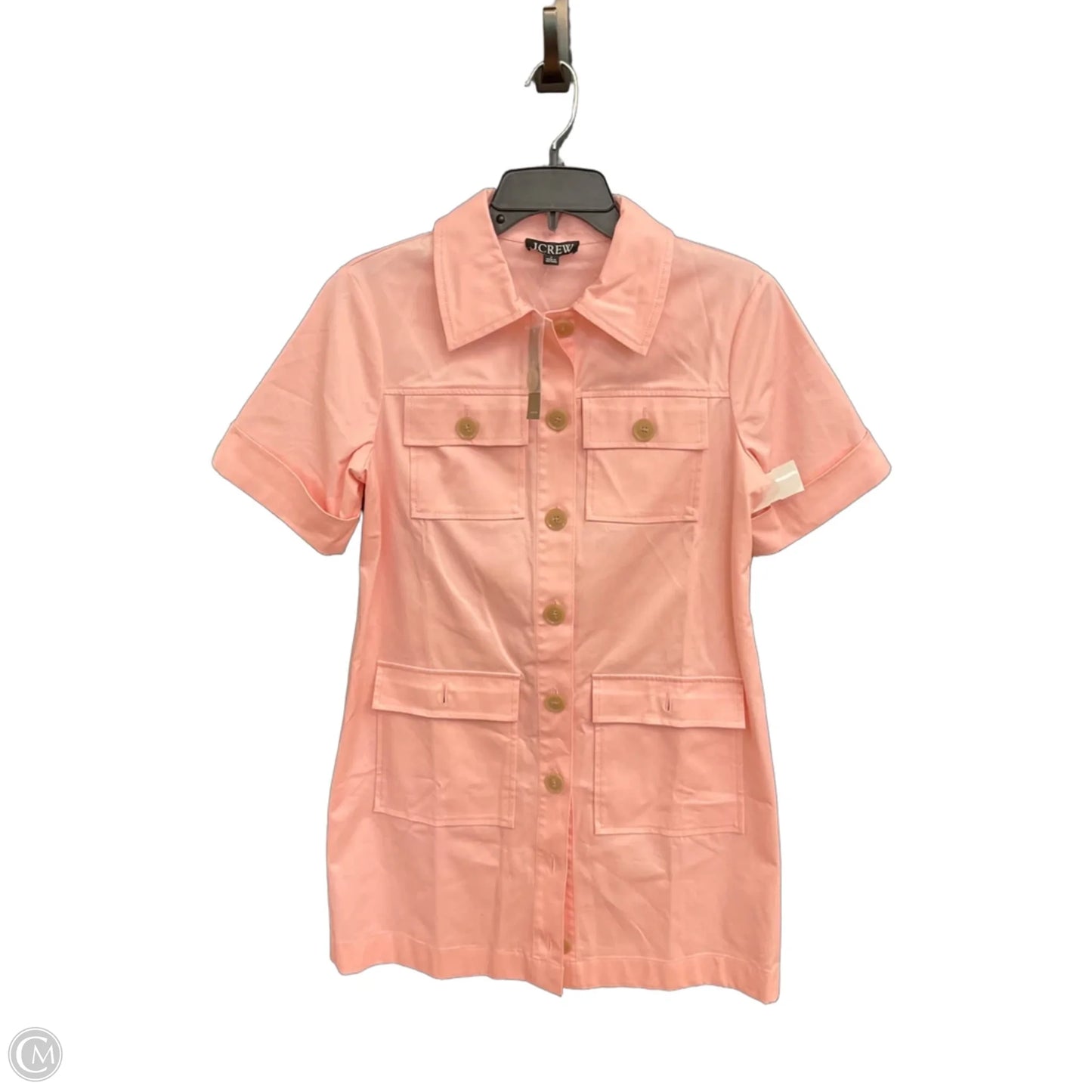 Dress Casual Midi By J. Crew In Pink, Size: 2