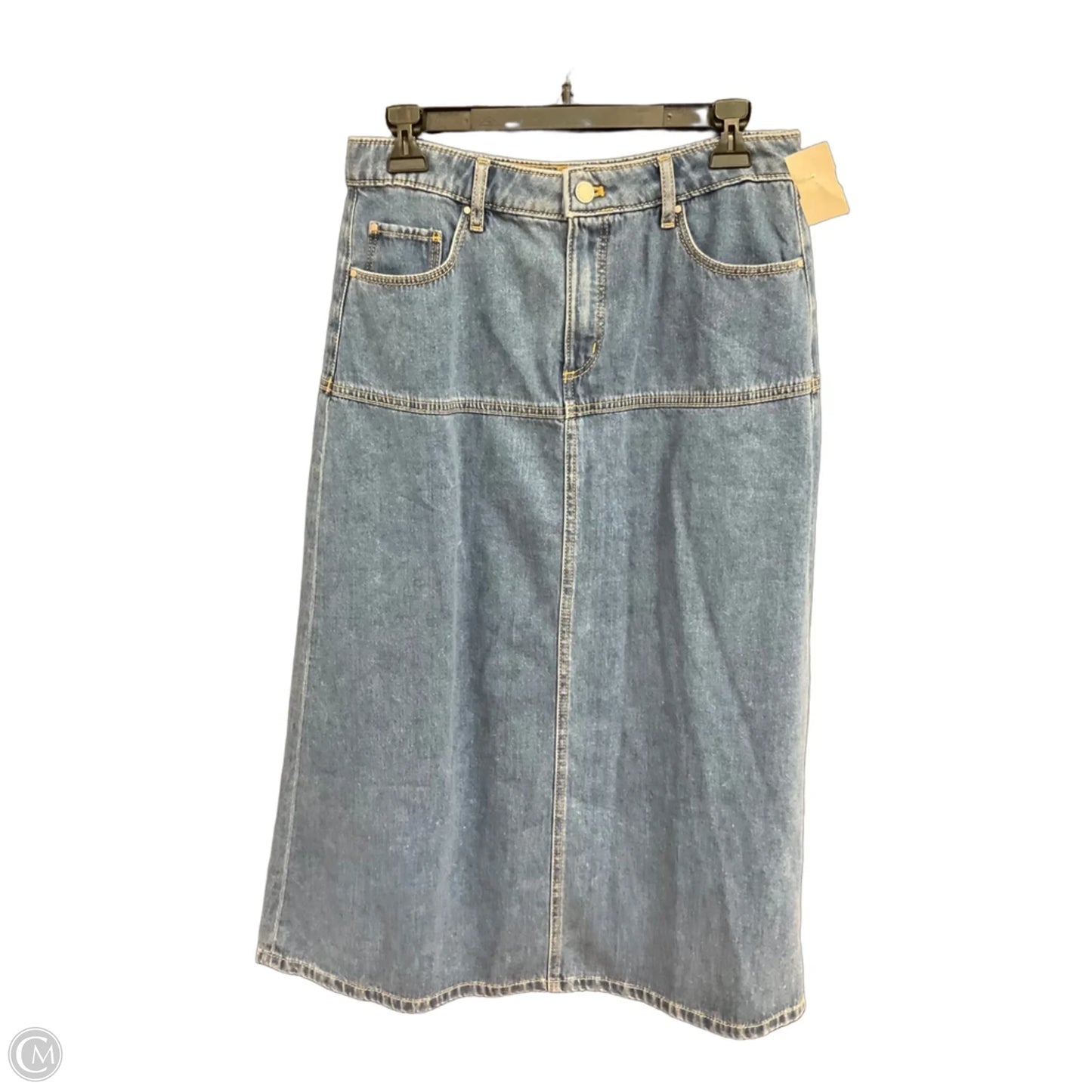 Skirt Maxi By Ann Taylor In Blue Denim, Size: 2p