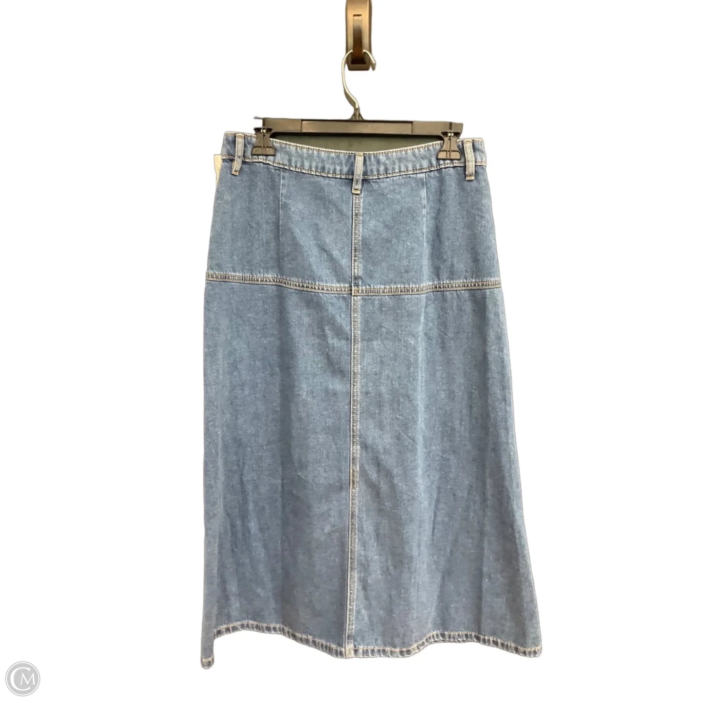 Skirt Maxi By Ann Taylor In Blue Denim, Size: 2p