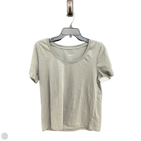 Top Short Sleeve Basic By Pact In Grey, Size: M