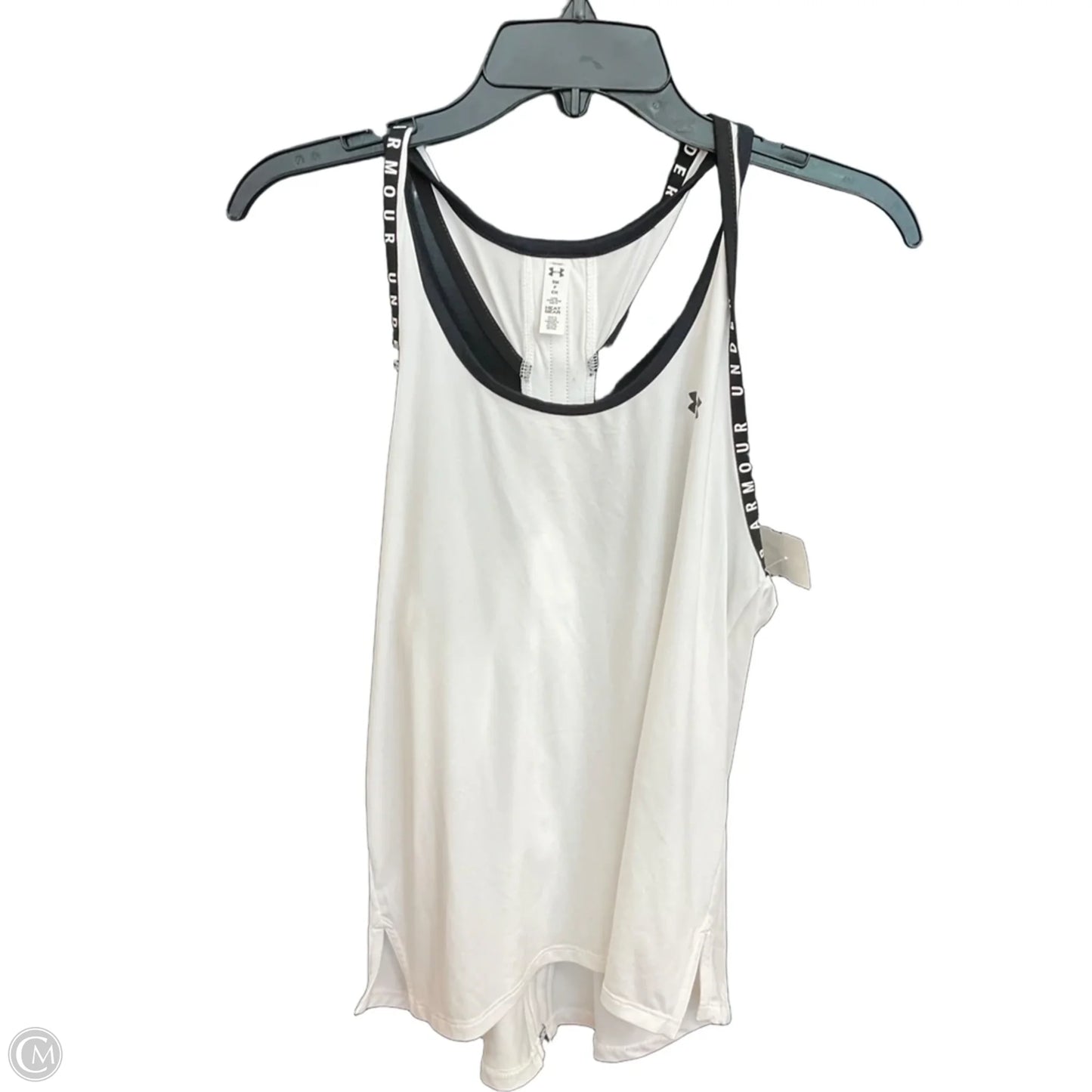 Athletic Tank Top By Under Armour In White, Size: S