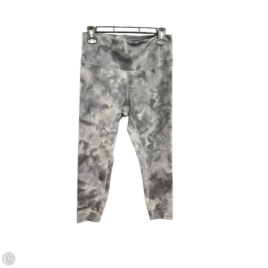 Athletic Leggings By Lululemon In Grey, Size: M