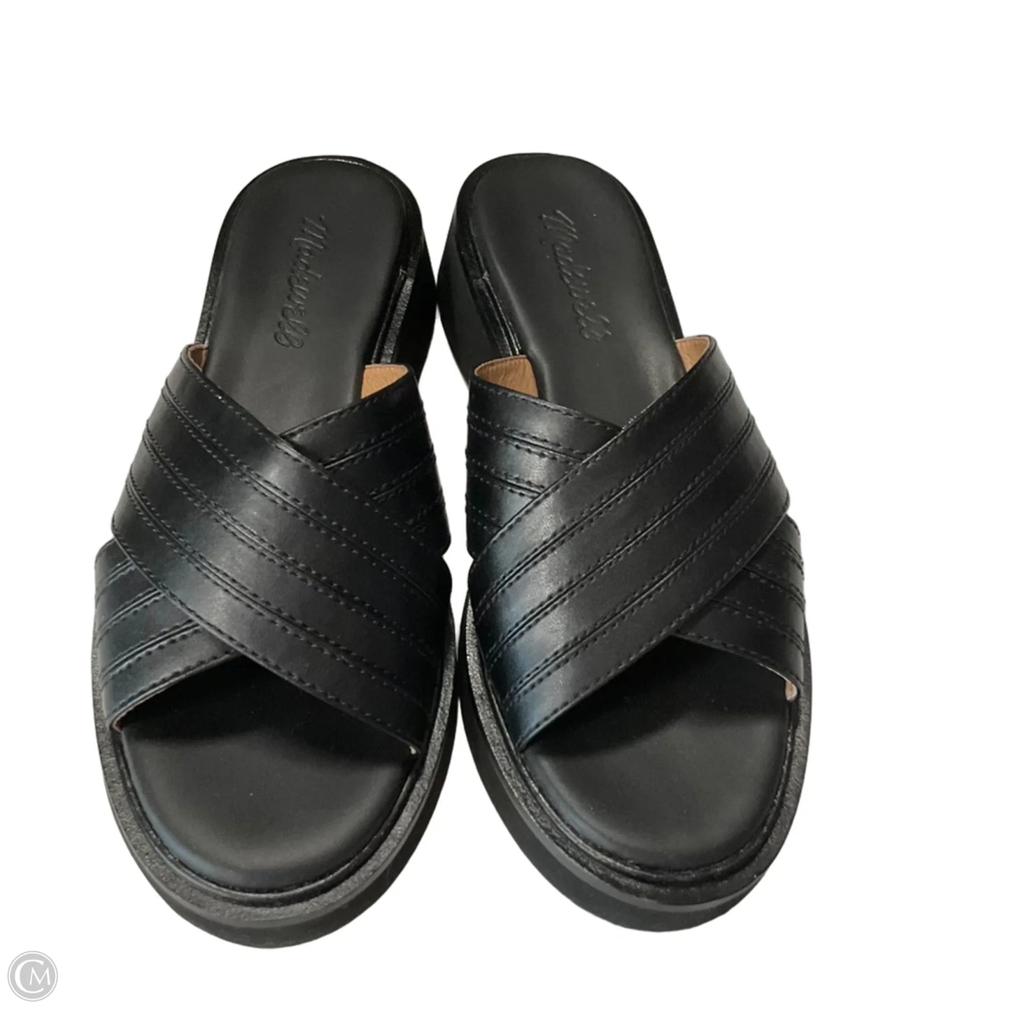 Sandals Flats By Madewell In Black, Size: 6