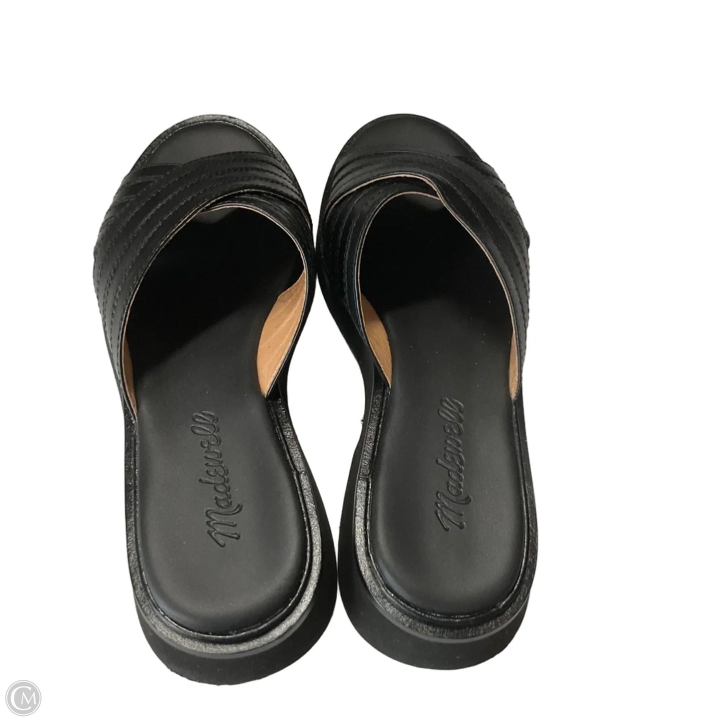 Sandals Flats By Madewell In Black, Size: 6