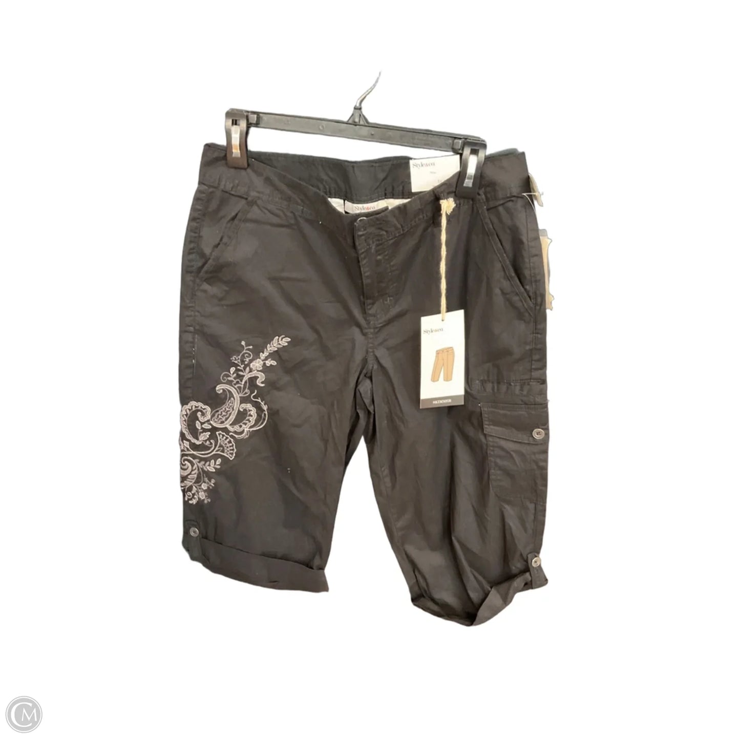 Capris By Style And Company In Black, Size: 8