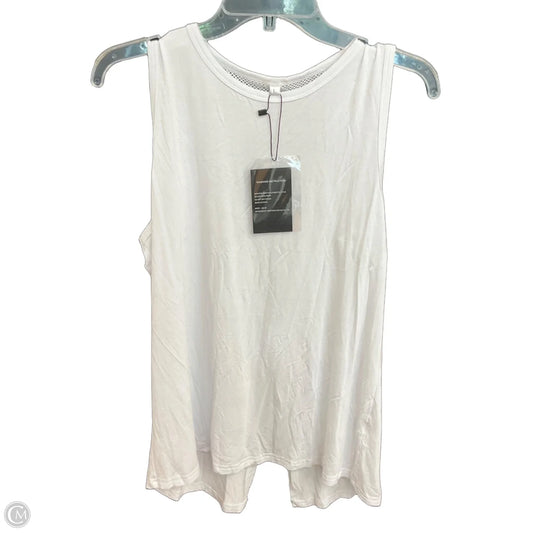 Athletic Tank Top By Clothes Mentor In White, Size: L